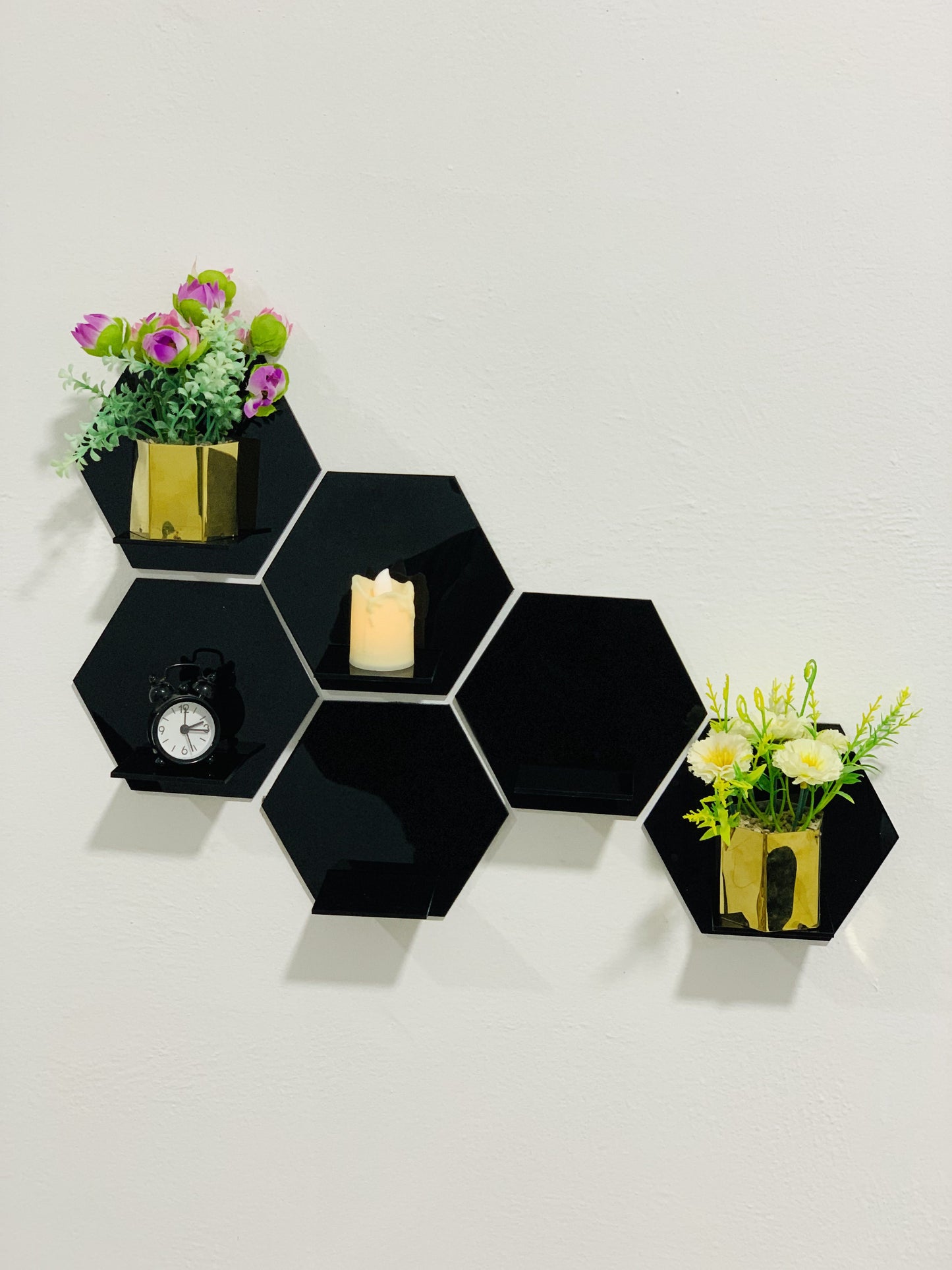 Acrylic Hexagon Wall Decor